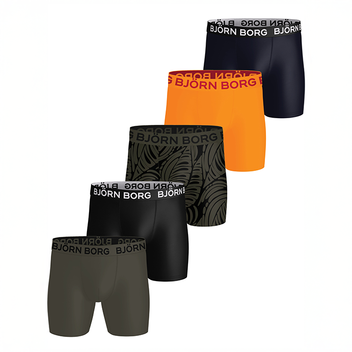 Sports Microfiber Boxer 5‑pack Multipack