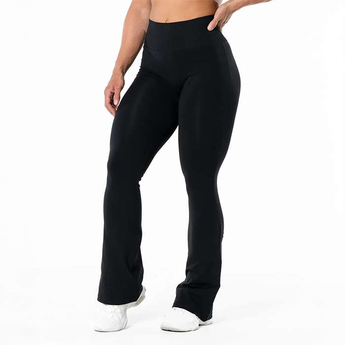 Prime Scrunch Flared Tights Svart