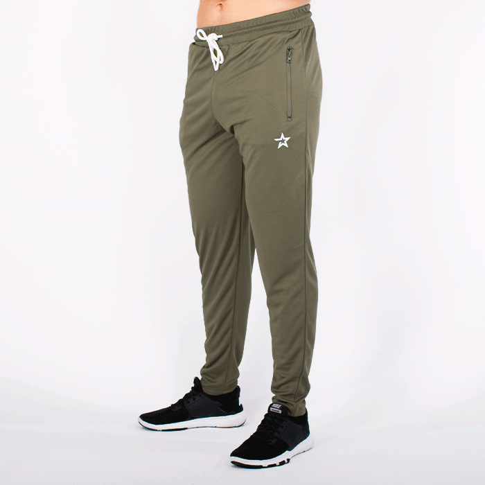 Bild av Star Tapered Mesh Pants, Olive