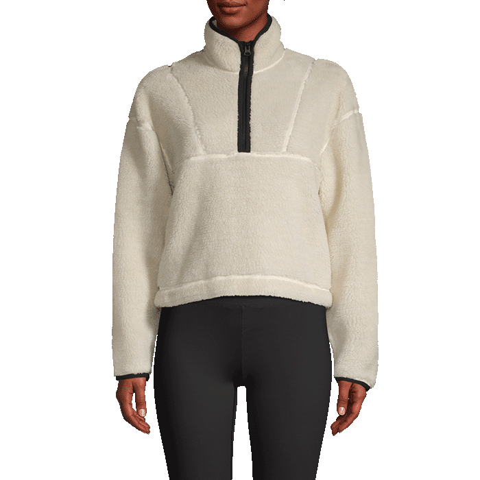 Läs mer om Pile Half Zip, Off White