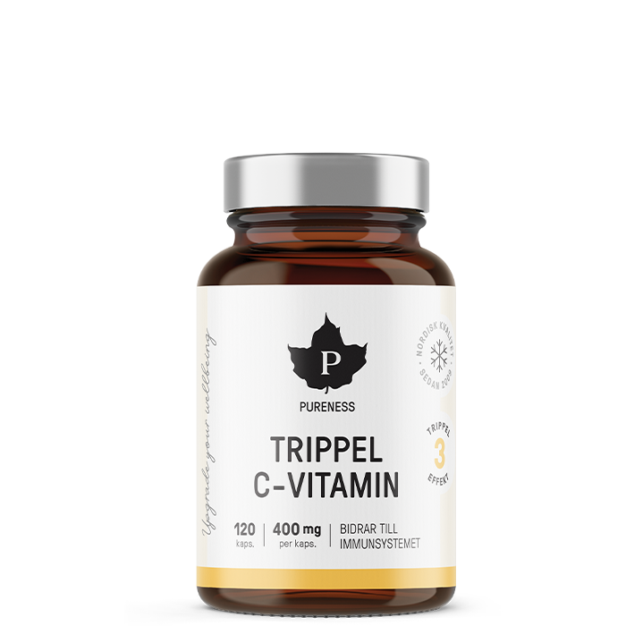 Trippel C-vitamin 120 kapslar