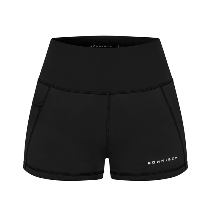 Flattering Curved Hotpants, Black