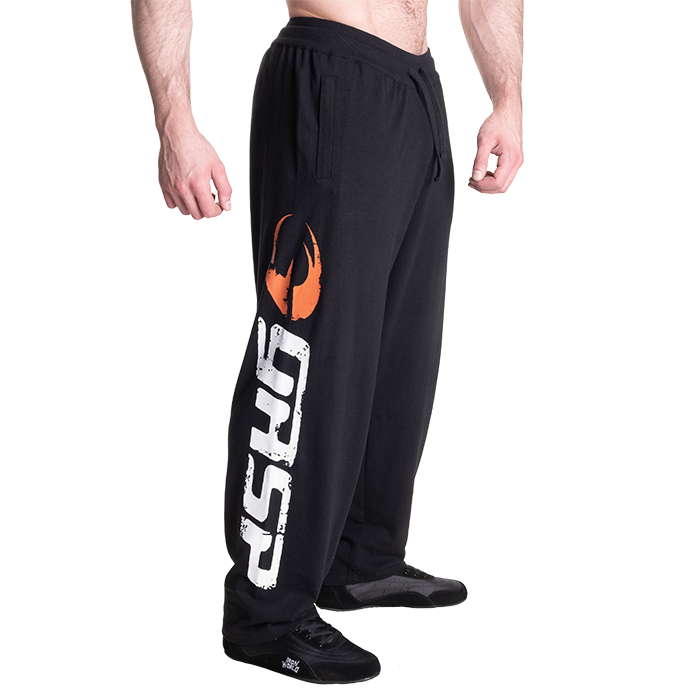 Gasp Sweatpants, Black/White