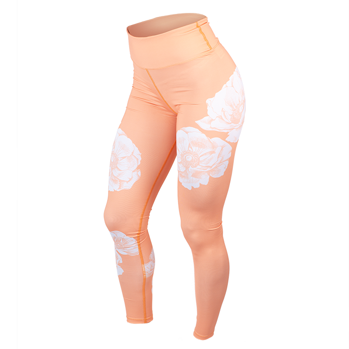 Star Nutrition Tights, Peach Flowers