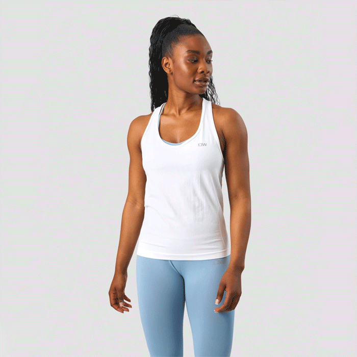 ICANIWILL Everyday Seamless Tank Top White