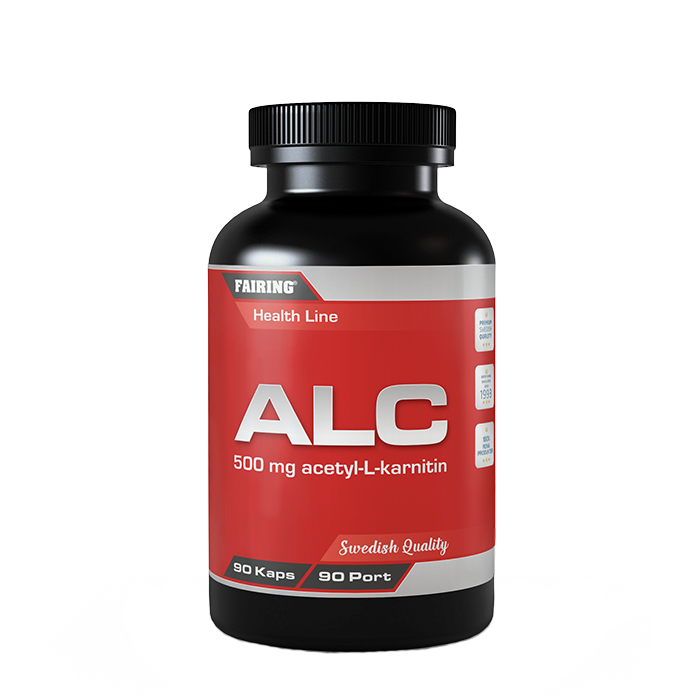 ALC (Acetyl L-Karnitin) Fettförbrännare 90 Kapslar