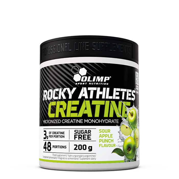 Rocky Athletes Creatine 200 g Sour Apple