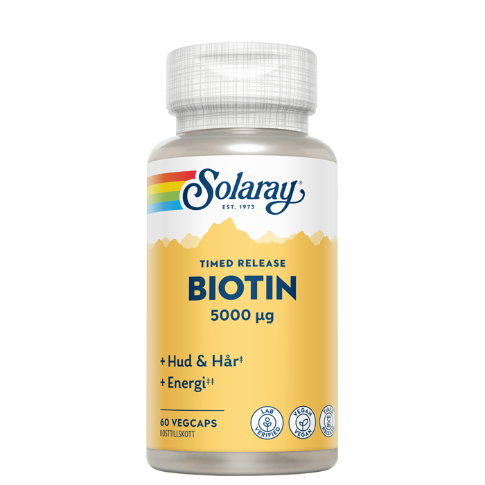 Solaray Biotin 60 kapslar