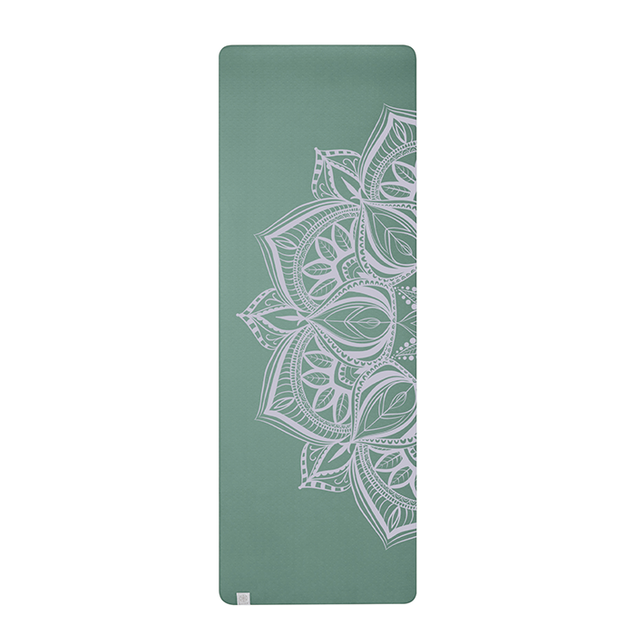 Mandala Point Yogamatta 6mm Grön