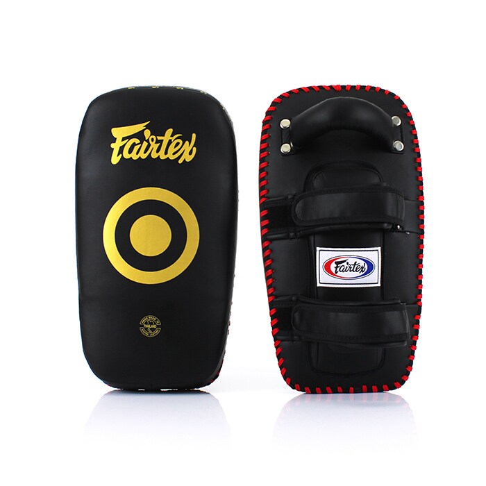 Fairtex KPLC5 Thai Pads Black/Yellow 2 st